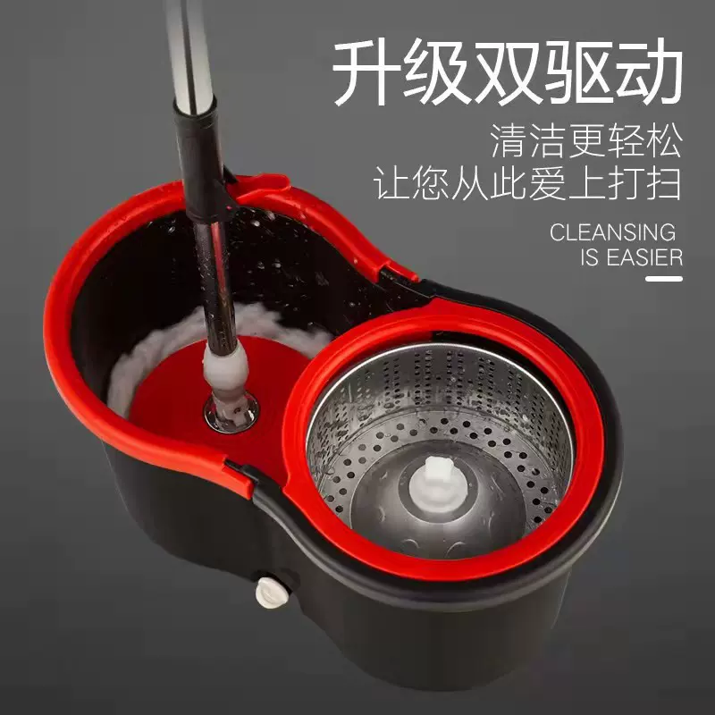 加工定制 免手洗拖把家用一拖墩布桶拖地自动甩干懒人拖布净