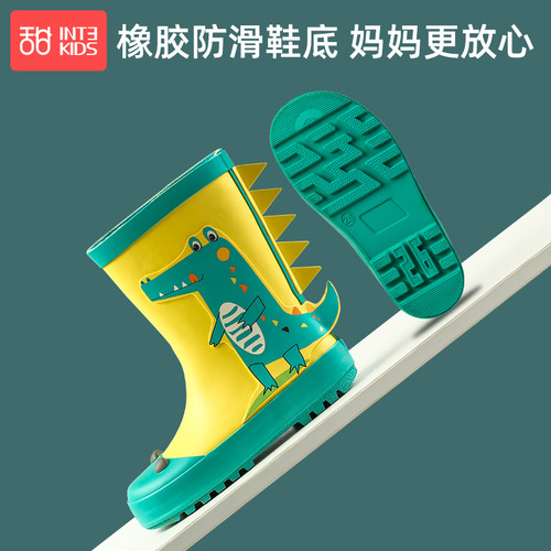 Tiantianzi children's rain boots boys and girls water shoes baby rain boots water boots medium and large children toddlers