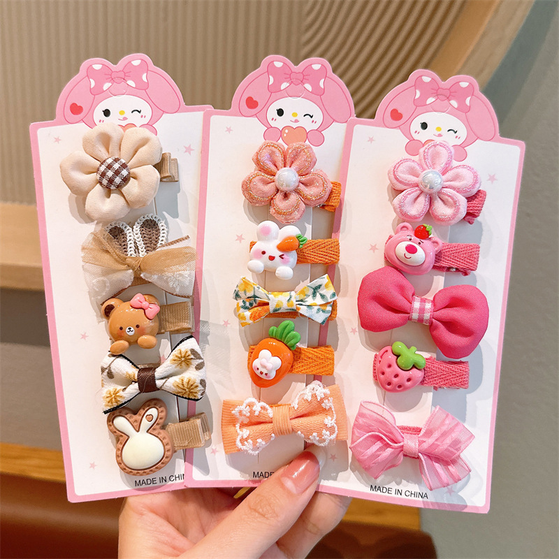 Niños clip de cabello nuevo clip de cabello de niña clip de cabello de princesa tocado lindos clip de cabello de bebé