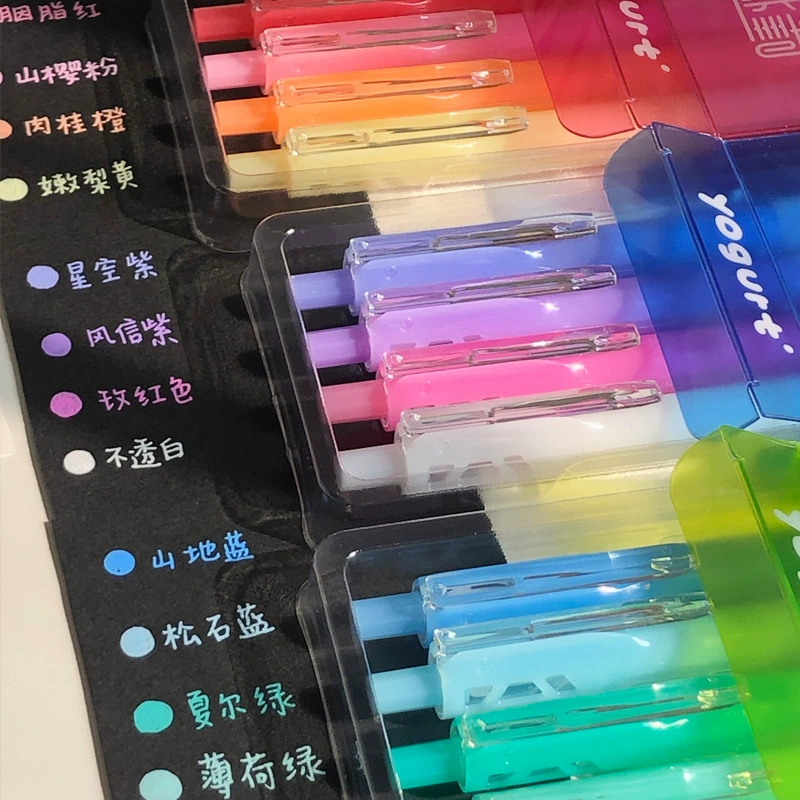 Acrylic 集物社, грифельная ручка-роллер для учеников начальной школы, ручная работа, граффити