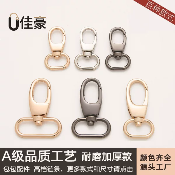 Bag Buckle Accessories Hardware Backpack Buckle Hook Bag Buckle Metal Lock Buckle Bag Strap Buckle Accessories Leather Bag Buckle