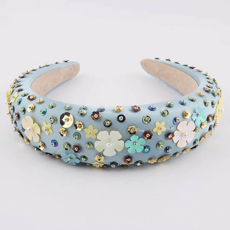 Fashion Particle Flower Sponge Headband display picture 8