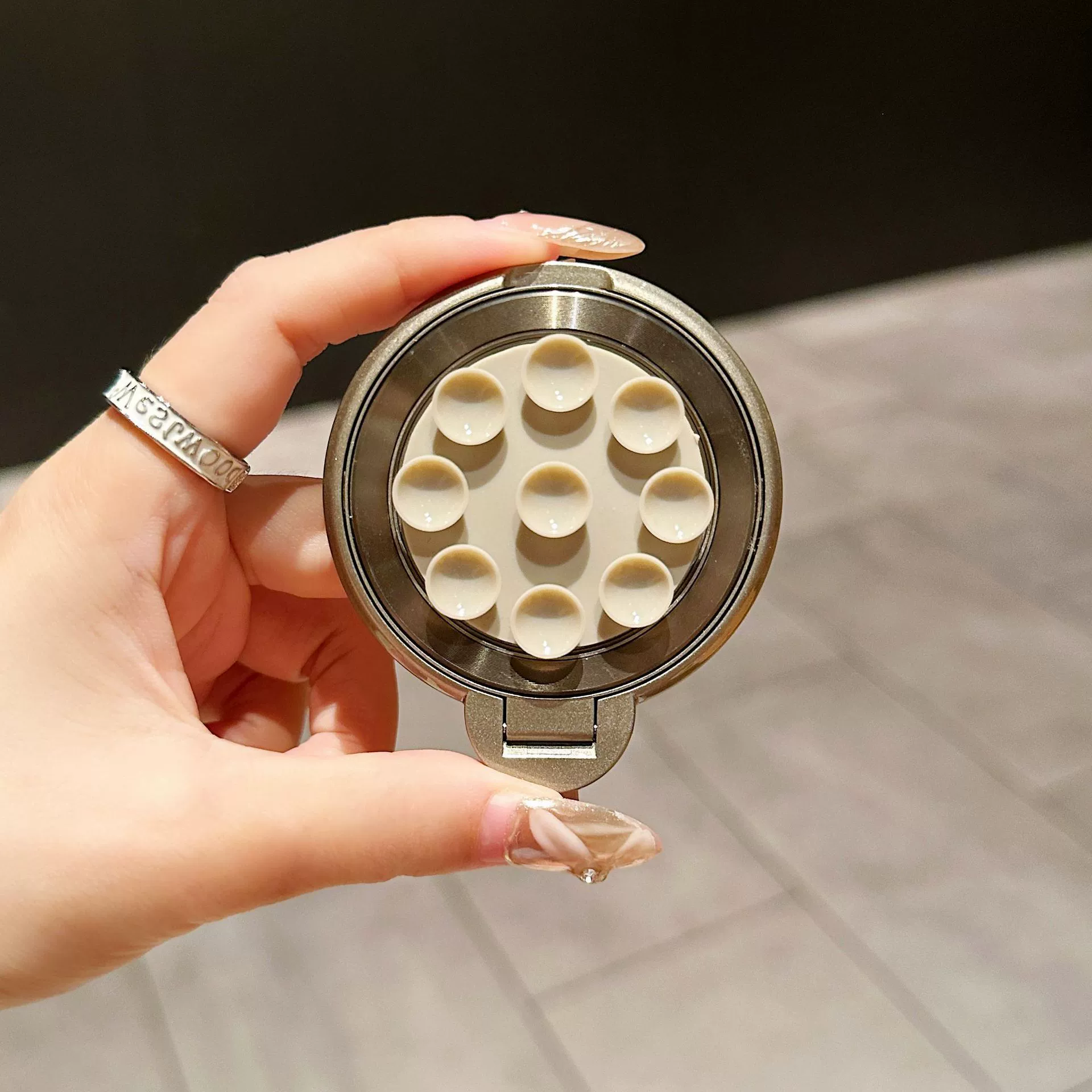 Подходит для Apple Samsung iPhone, чехол для мобильного телефона, магнитный держатель на присоске, настольное опорное кольцо, держатель для компакт-дисков