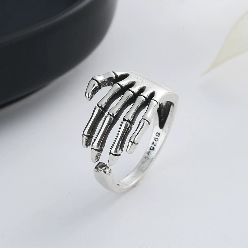 古猫宁 Taiyin Demon Claw Five Fingers Hand Claw Open the index finger ringing ringing palm rings Female Diablo Street