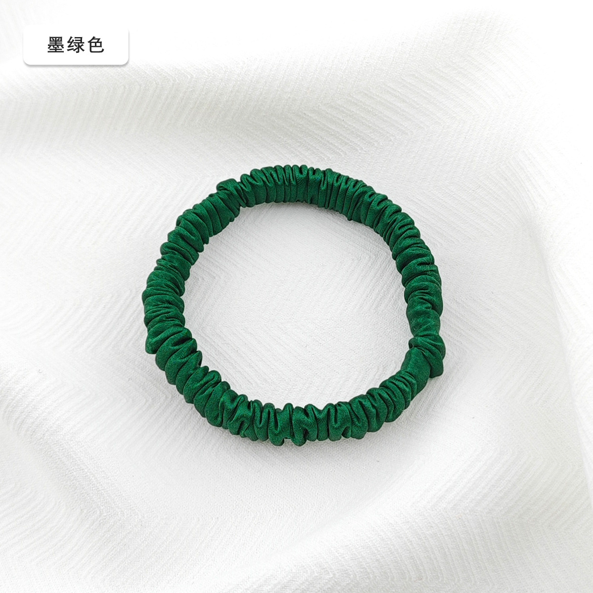 19 mm mm 1 cm anillo de cabello de seda 100% anillo de cabello de seda pequeño tocado de cabello de cuerda de seda de alta calidad anillo de cabello de intestino delgado