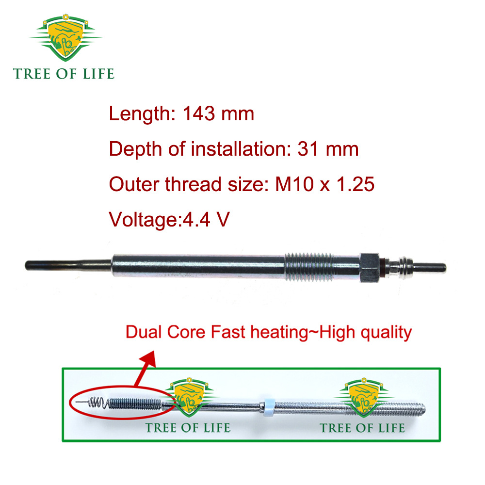 0250403026 4.4v is suitable for Shanghai Maxus preheating plugs