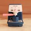 Family realistic electric kitchen, lightweight coffee machine, videogame, toy, sound effects