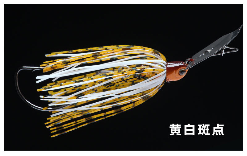 Manchas amarillas y blancas