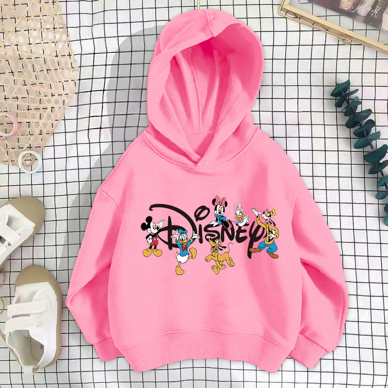 Pink Paradise Mouse Sweatshirt Thin Style
