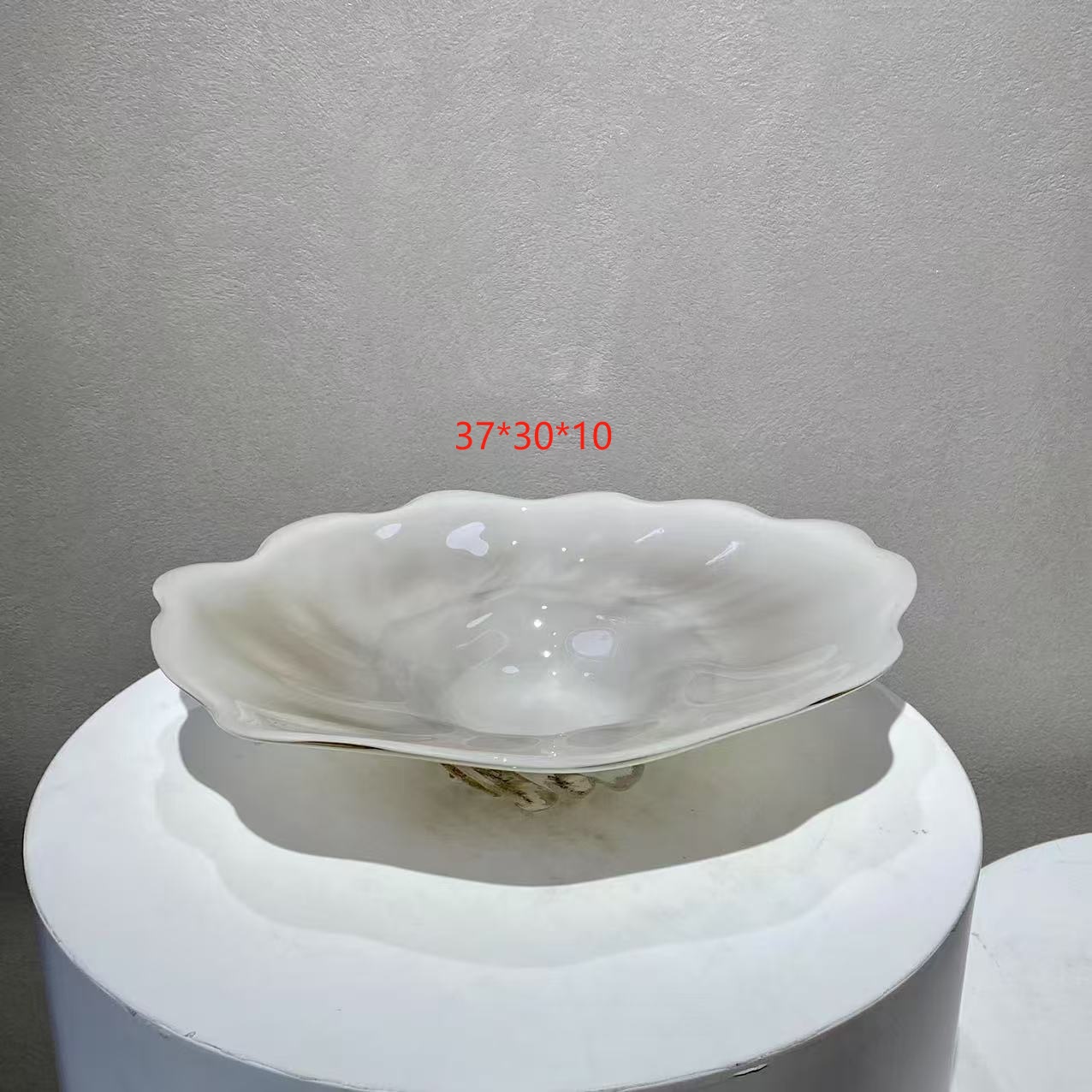 쌀 도자기 과일 접시