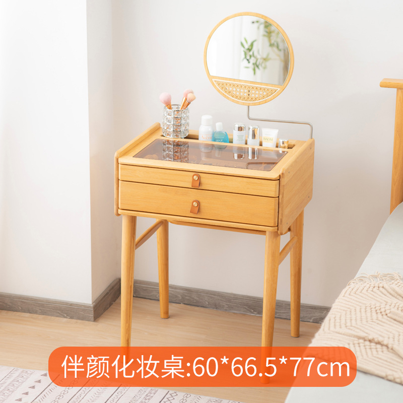 Tocador gabinete de almacenamiento de joyas simple moderno hogar pequeña mesa de maquillaje con espejo dormitorio tocador nuevo