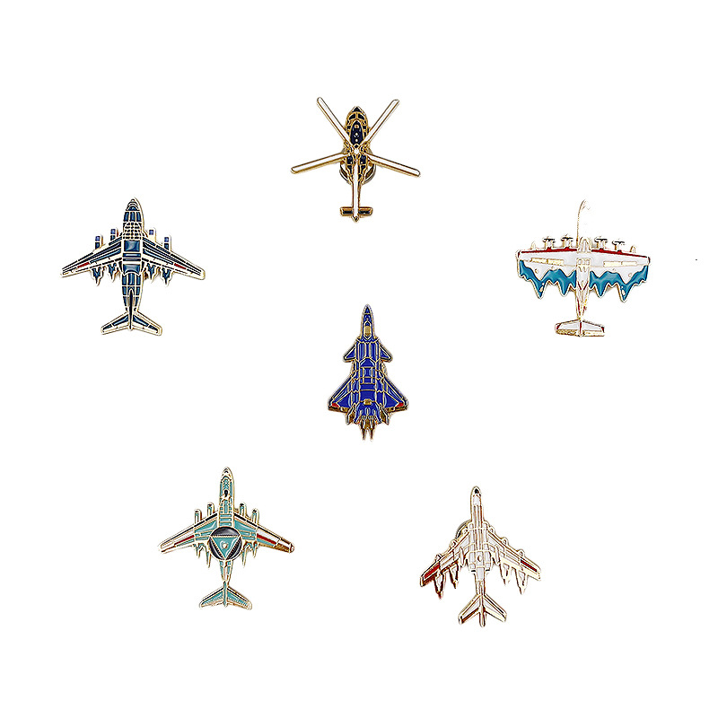 Brooch, aerospace airplane model, badge, souvenir, toys collecting 5