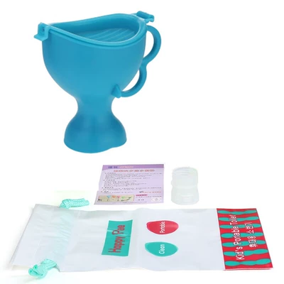 On-board emergency urine bag car urinal car jam - blue