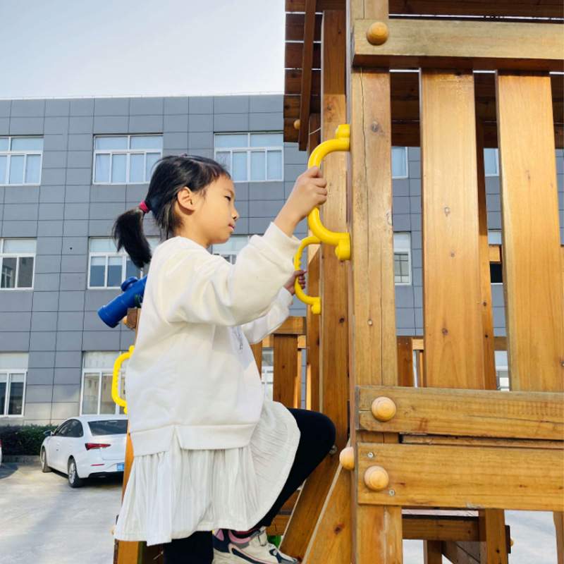 Escalando juguetes para niños mango de plástico accesorios de juguete de entretenimiento equipo de viaje interior y exterior mango liso