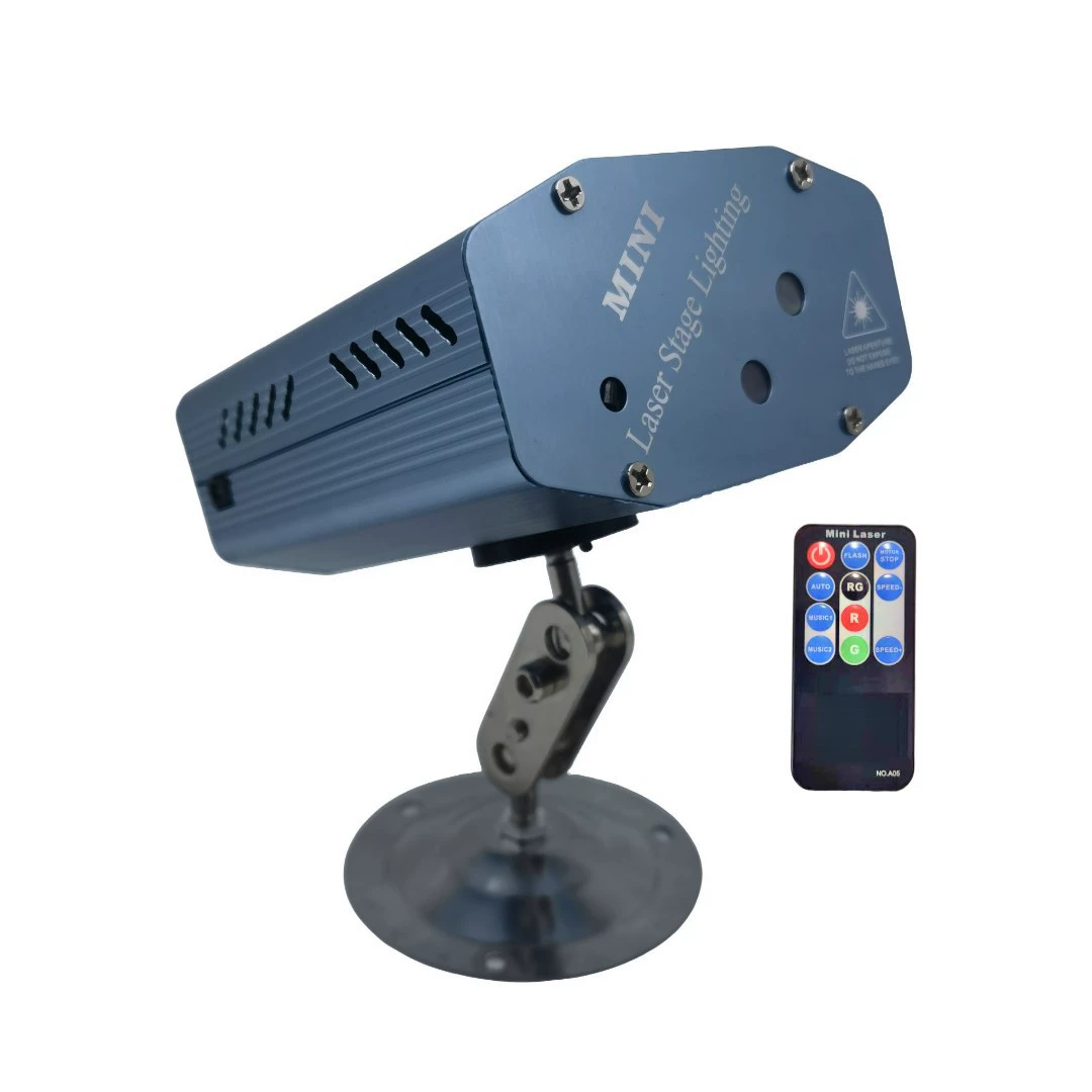 Лазерный свет с двойным отверстием, атмосферный свет, дискотека, звуковое управление, сценический свет для КТВ, домашний ночник для спальни, общежития