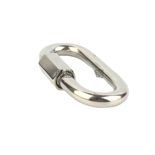 Wholesale 304 stainless steel quick connect ring, stainless steel carabiner, dog leash quick release buckle, Meilong lock, runway buckle