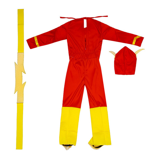 Cross-border exclusive Children's Flash cosplay costume Halloween party dress for boys, anime hero character