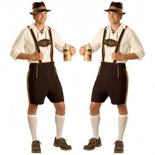 幕尼黑啤酒节服装德国巴伐利亚男款啤酒装服装德国啤酒节服装