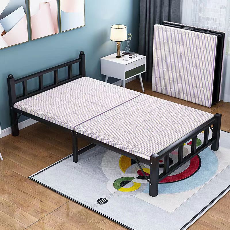 Cama plegable individual, hogar para adultos, habitación de alquiler, oficina de acompañamiento, siesta, habitación de alquiler simple, cama portátil para el almuerzo doble