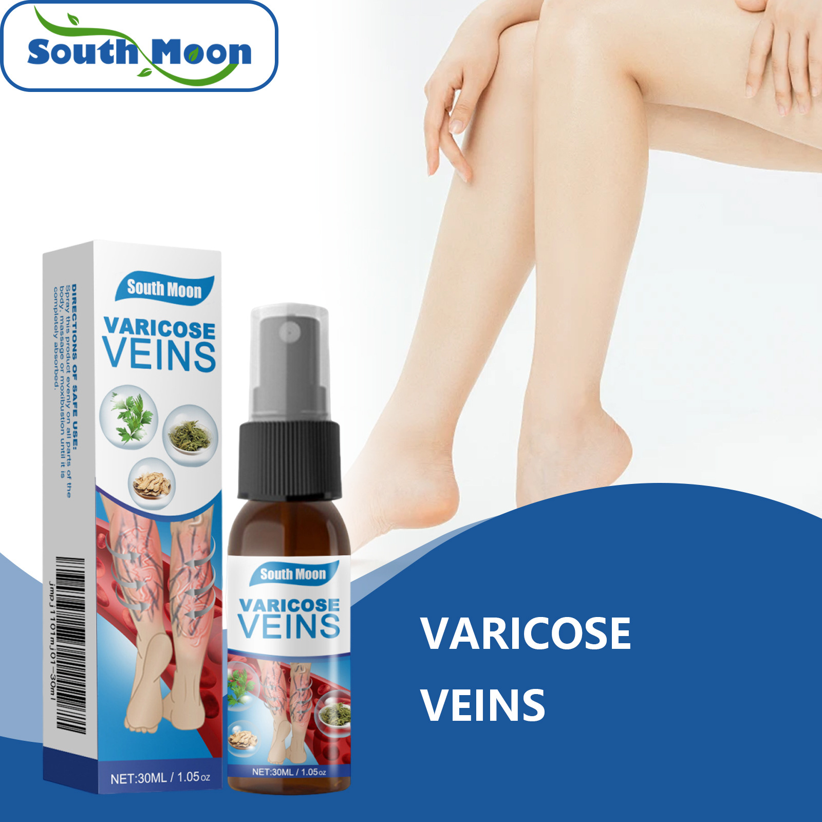 South Moon Leg Care Spray Gentle Care Leg Massage Daily Care Spray