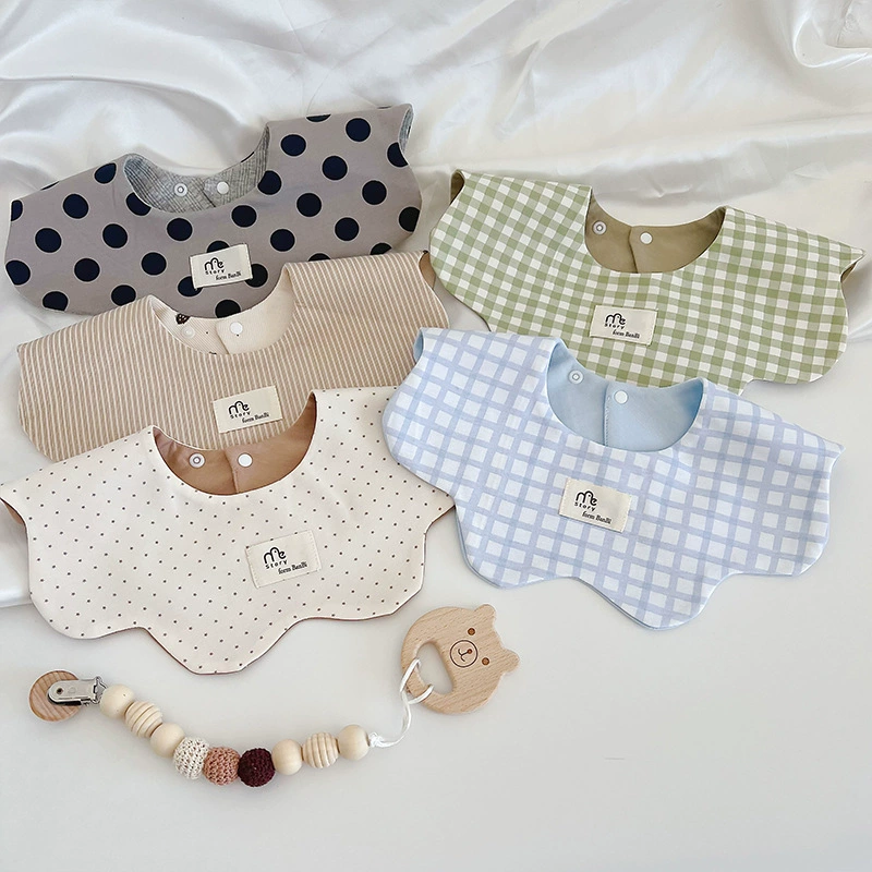 Rins Корейская версия нового детского хлопкового нагрудника Детское полотенце для слюны