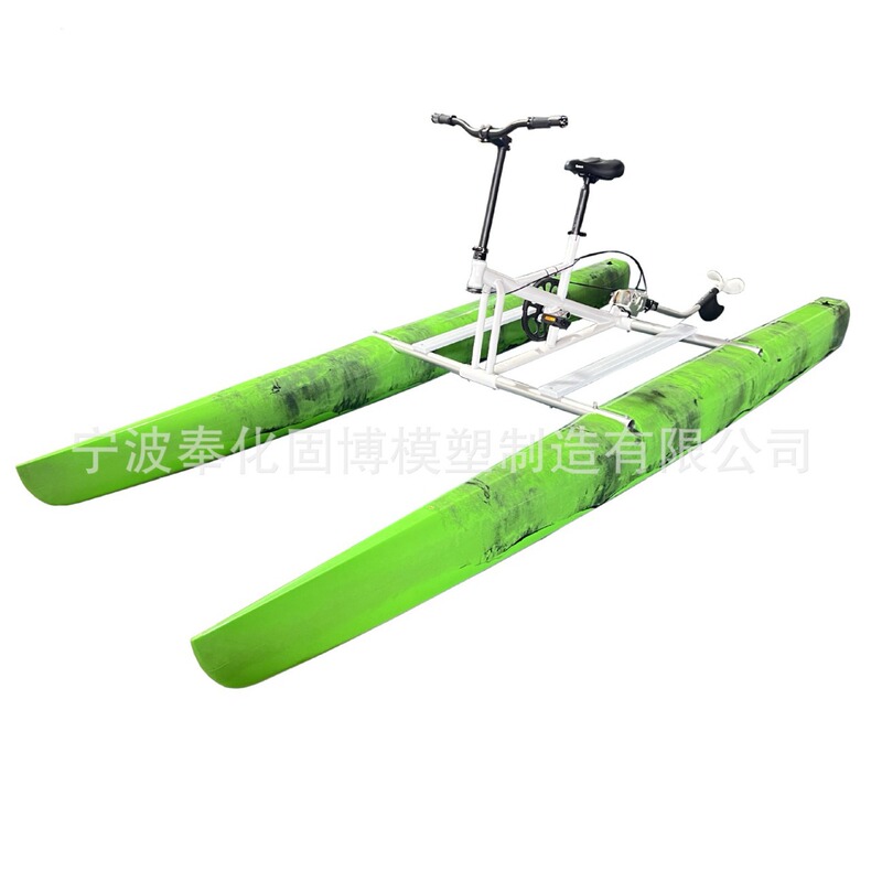 Single person water bike canoe kayak plastic hard boat thickened single person rotomolding water bike Single person water bike canoe kayak plastic hard boat thickened single person rotomolding water bike