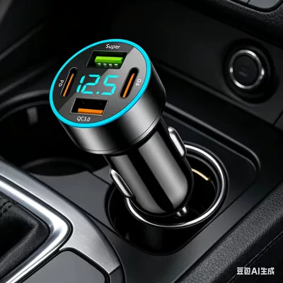 with digital display, 2U2C super: Mobil şarj cihazları