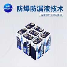 【厂家直销】 力骏方形电池 碱性方形干电池 9v高容量方形电池