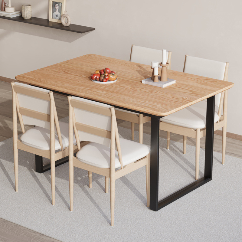Mesa de comedor simple mesas de comedor estirables mesas de comedor rectangulares mesas de estudio mesas de comedor multifuncionales para hogares pequeños