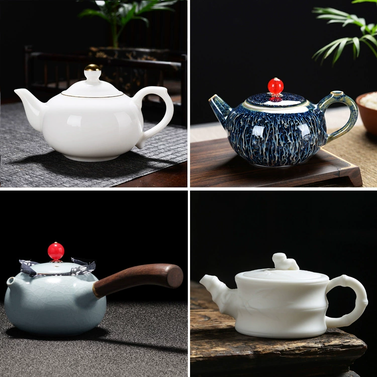 Керамический чайник новый горшок чайник кунг-фу чайный сервиз офисный чайник бытовой большой емкости одиночный горшок