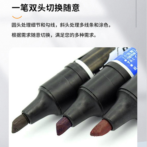 Oily Sterdam large double-head marker black thick line pen logistics pen marker pen wholesale large-head pen express pen