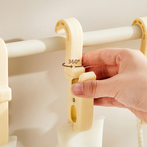 Bathroom rotatable towel clothes hook hook facial cleanser toothpaste inverted hook wardrobe scarf hat storage hook
