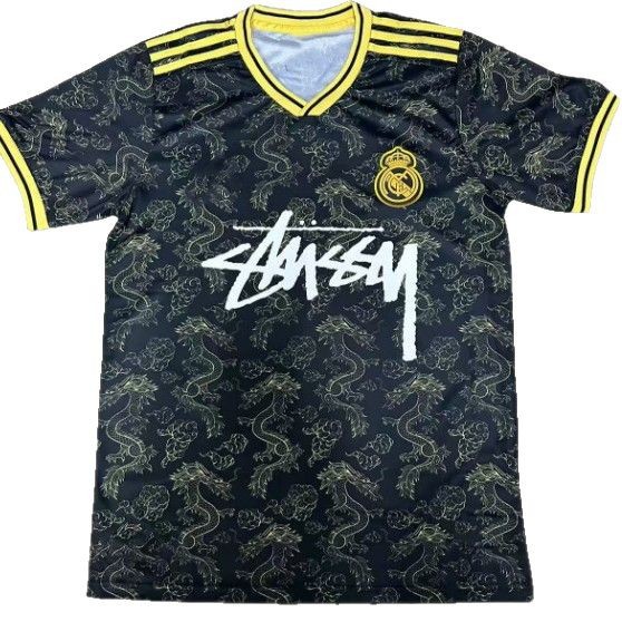 Stussy Jersey Brasil Flamengo Italia Edición conmemorativa Portugal París Francia Uniforme de fútbol