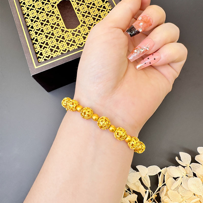 Sha Jin Ling pulsera de mujer estilo chino temperamento retro tendencia nacional no se desvanece joyas de mano accesorios Yiwu al por mayor