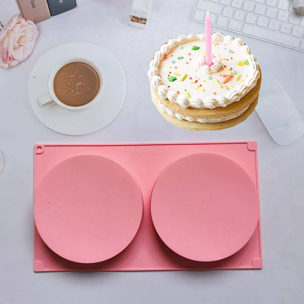 2 discos 309 pasteles molde de silicona pasteles hechos a mano gelatina torta molde de pan herramientas de horneado
