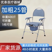 老人坐便椅可折叠轻便坐便洗澡椅孕妇坐着上厕所的马桶椅子凳现货