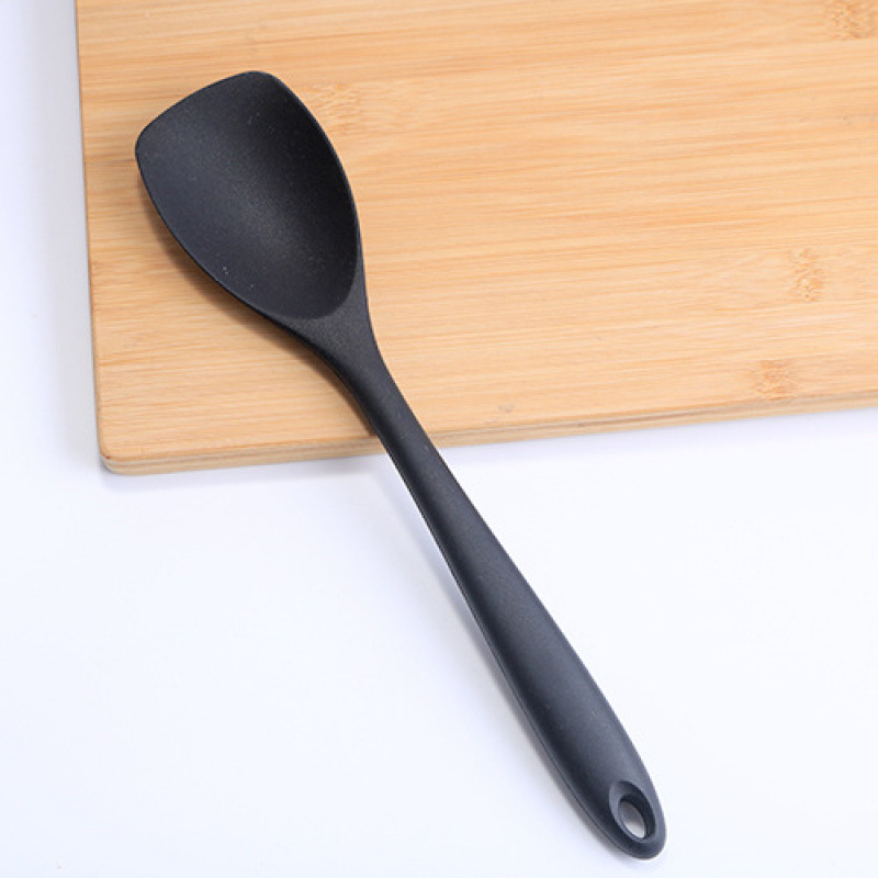 Barril de almacenamiento rojo todo incluido mango de silicona utensilios de cocina 10 piezas juego de utensilios de cocina antiadherente conjunto de cocina