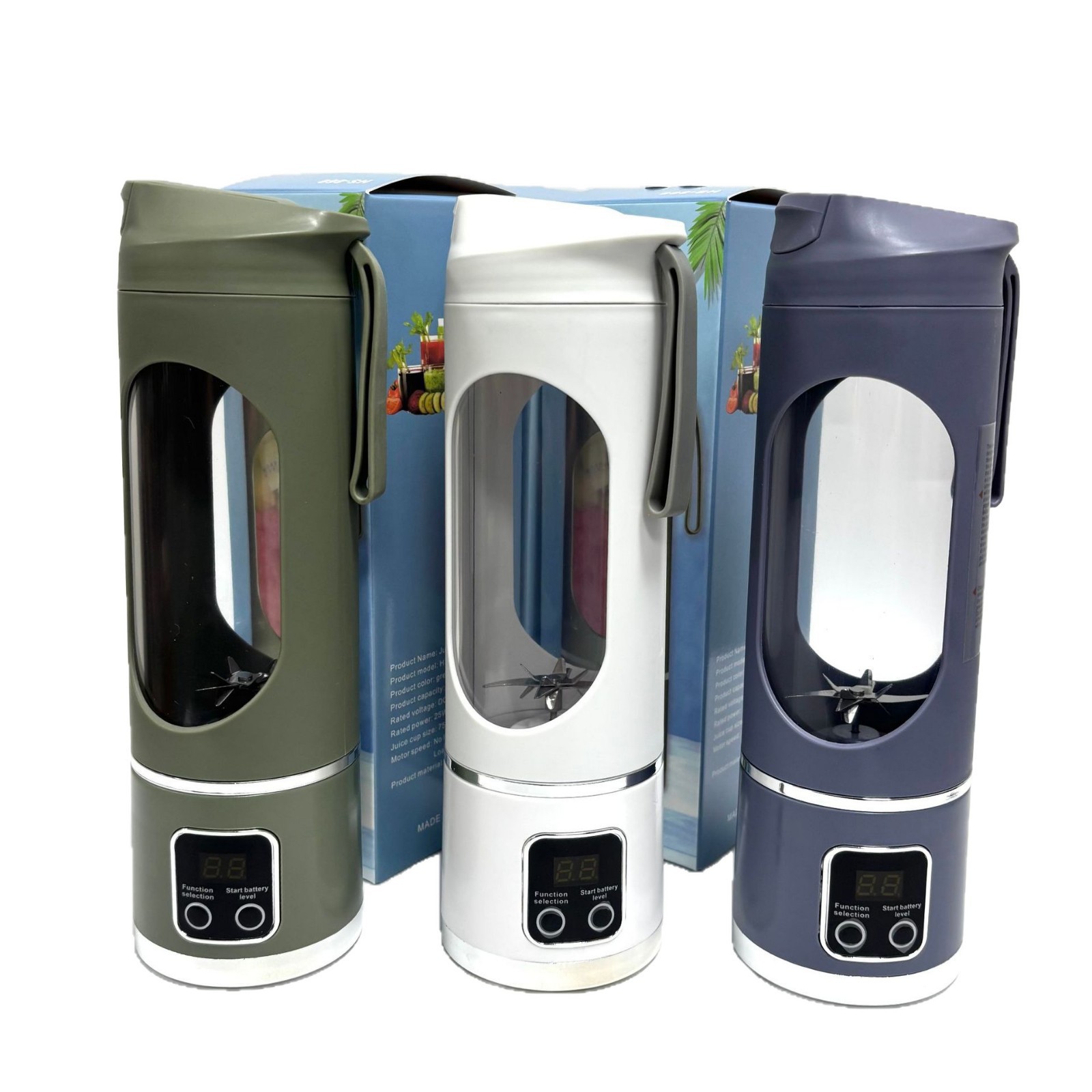 12 cuchillos transfronterizos taza de jugo portátil multifuncional taza de acompañamiento de usuario doméstico taza de máquina de jugo exterior mezclador automático