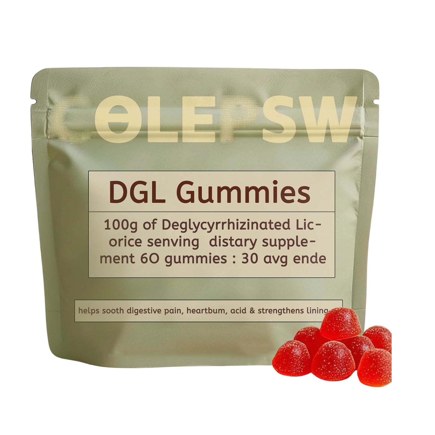 跨境热销DGL软糖 DGL Gummies浆果味 60粒装资质齐全源头工厂O EM