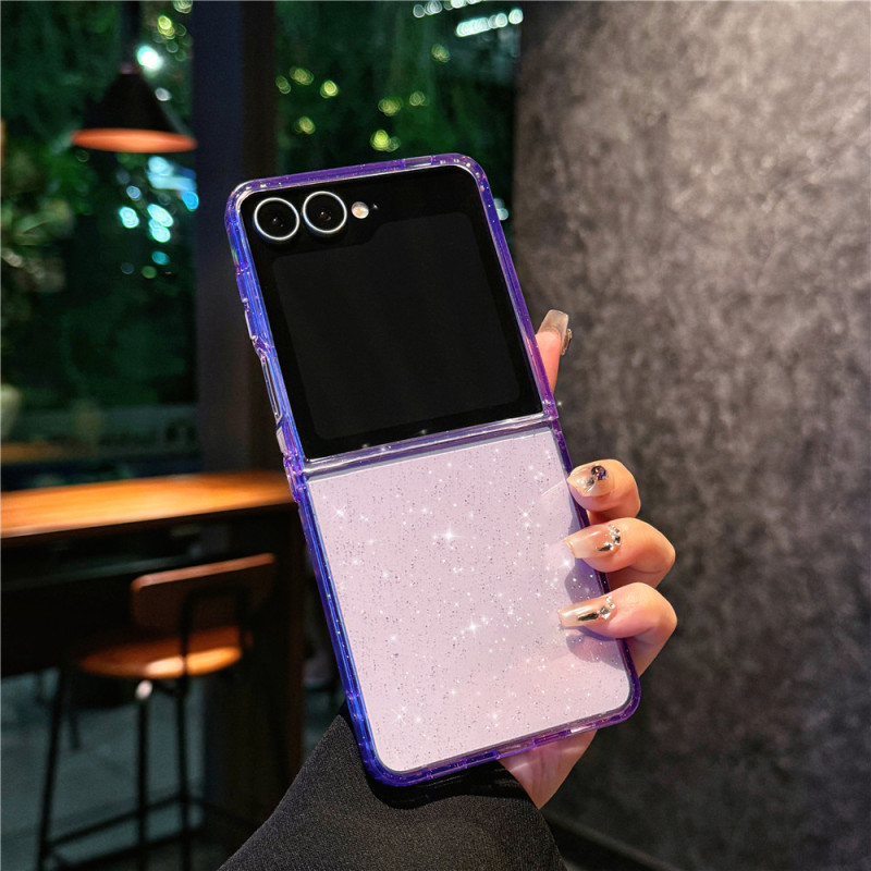 适用三星zflip7磁吸手机壳Zflip 7代折叠屏镭射渐变zflip6翻盖套|undefined