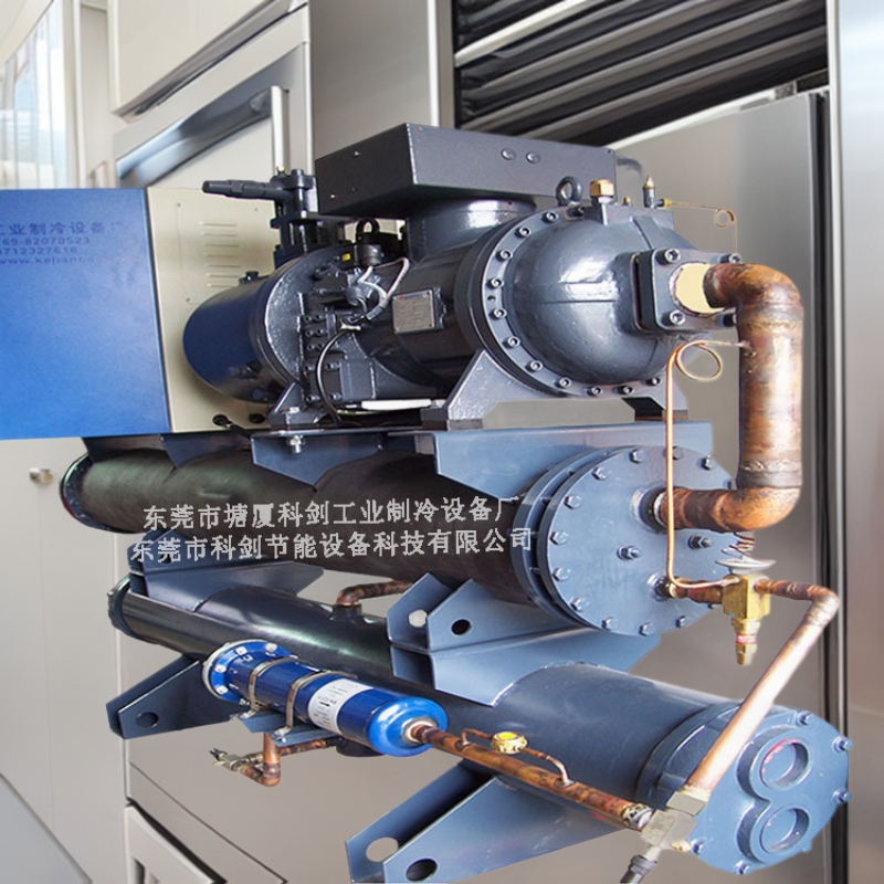 80匹螺杆式冷水机 30匹开放冷水机 隧道盾构机设备冷冻机