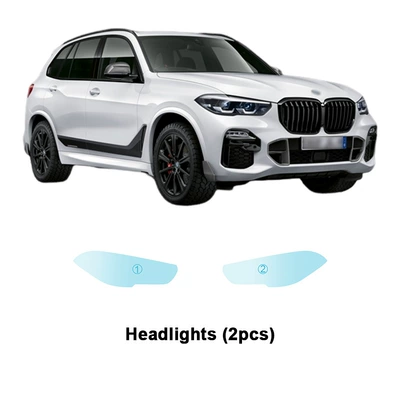 20-22TPU invisible paint anti-scratch | Automotive Film - tpu-transparent-protective-film-bmw-x5mf95-competition-version-20-22-headlight-tpu-protective-film