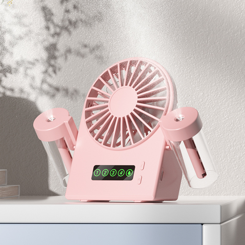 クロスボーダー手持ちスプレーファン加湿補水器USB充電学生屋外携帯ミニファンプレゼント|undefined