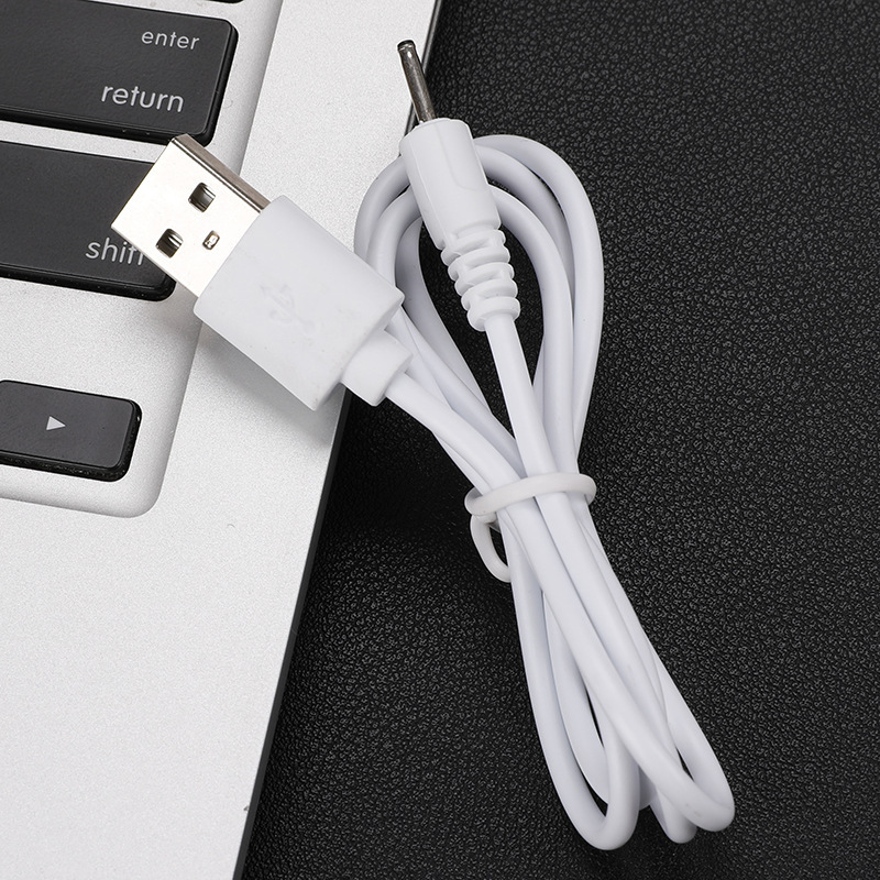 dc2.0 Bluetooth Speaker Charging Data Cable Round Hole Cleanser Electric Stick Electric Toothbrush Charging Cable Lengthened Head