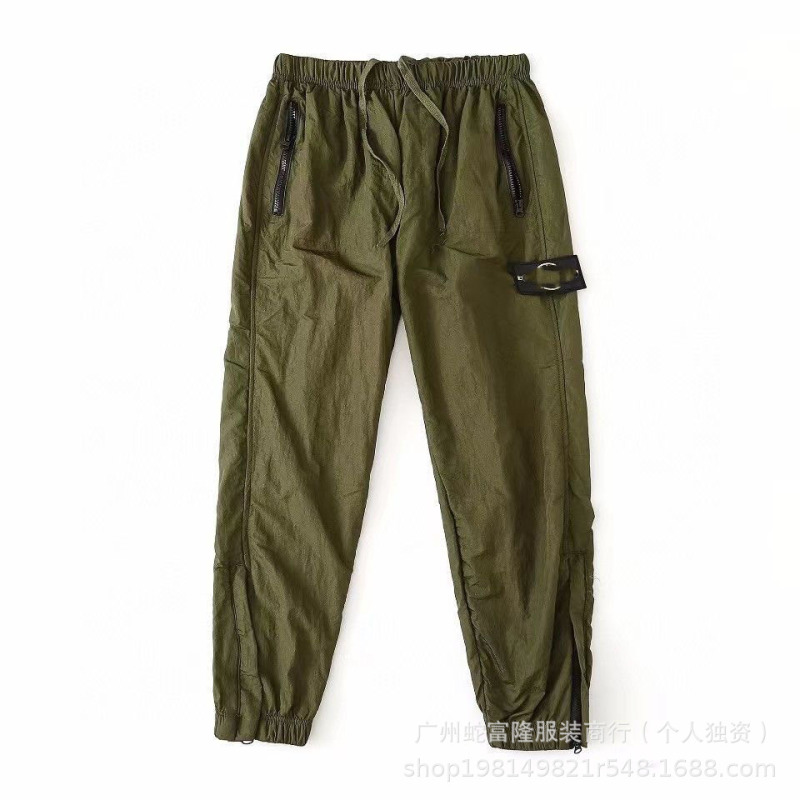 现货STONE 石头25ss金属尼龙工装休闲运动户外长裤男女同款百搭款|undefined