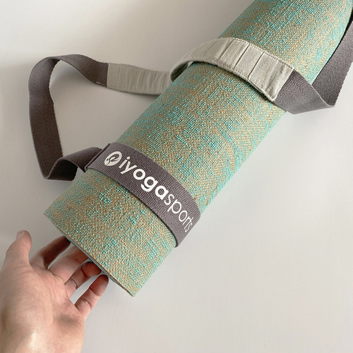 Frog's same style pure cotton high quality yoga mat strap storage strap 6ft yoga mat sling can be customized with logo