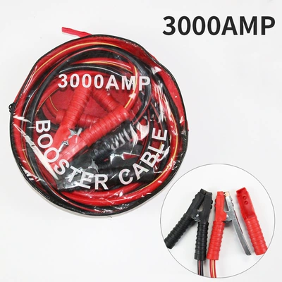 Car on the line of fire – cable alligator clip battery