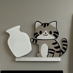 Bottle, fridge magnet, storage system, new collection, kitten, cat