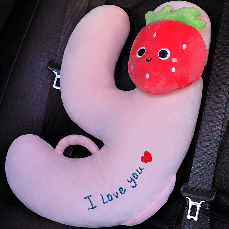 almohada anti-asfixia para niños en automóviles, almohada para dormir en automóviles para adultos en la fila trasera en automóviles de larga distancia