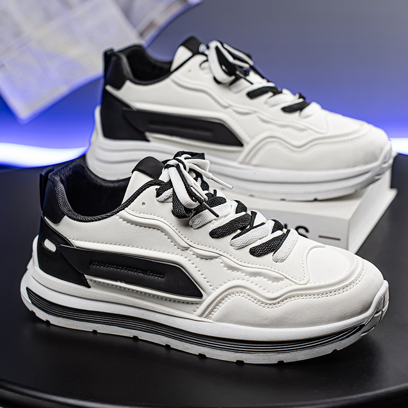 和诚鞋业男鞋春季2025新款透气休闲运动鞋防滑软底小白鞋男士潮流